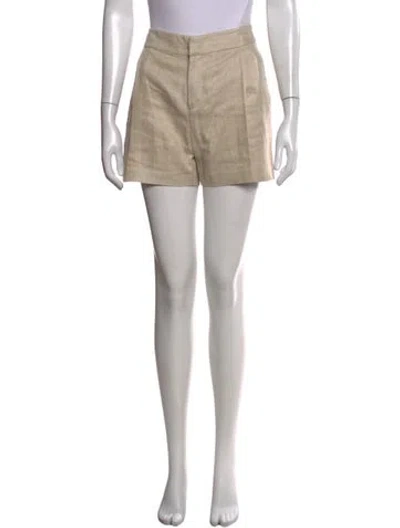 Pre-owned Derek Lam Linen Wide Leg Pants In Neutral