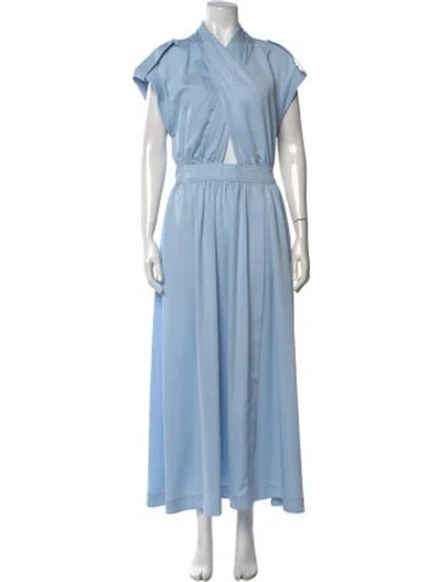 Pre-owned Derek Lam Long Dress In Blue