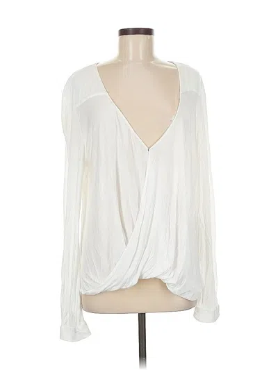 Pre-owned Derek Lam Long Sleeve Blouse In White