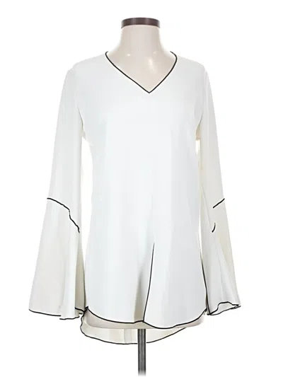Pre-owned Derek Lam Long Sleeve Blouse In White