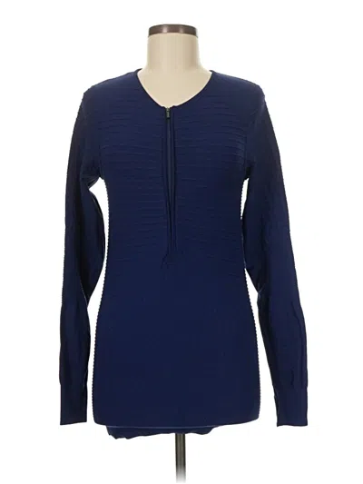 Pre-owned Derek Lam Long Sleeve T-shirt In Blue