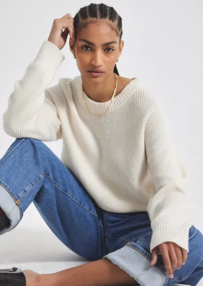 Derek Lam Lyon Mixed Media Sweater