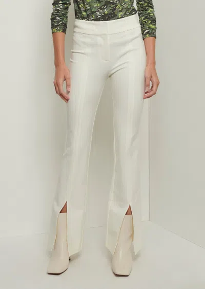 Derek Lam Maeve Front Slit Trousers In White