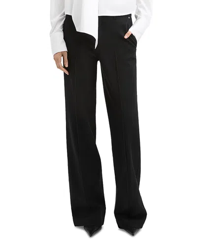 Derek Lam Marlowe Cotton Straight Pants In Black
