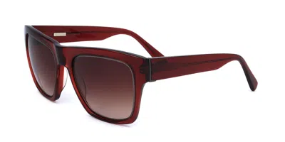 Derek Lam Merce Redbm Men's Sunglasses Red Size 54
