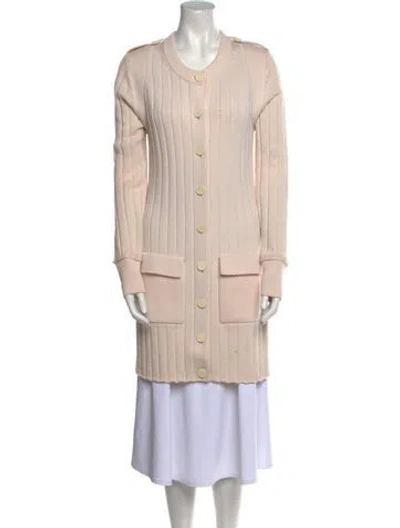 Pre-owned Derek Lam Merino Wool Crew Neck Sweater In Neutral