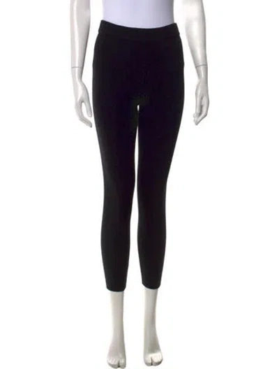 Pre-owned Derek Lam Merino Wool Skinny Leg Pants In Black