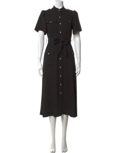 Pre-owned Derek Lam Midi Length Dress In Black