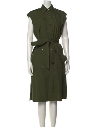 Pre-owned Derek Lam Midi Length Dress In Green