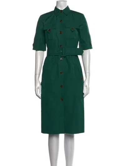 Pre-owned Derek Lam Midi Length Dress In Green