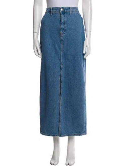 Pre-owned Derek Lam Midi Length Skirt In Blue