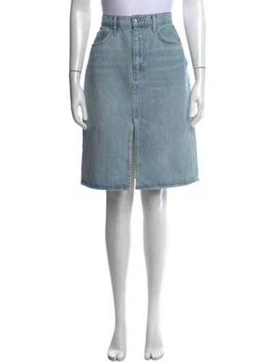 Pre-owned Derek Lam Midi Length Skirt In Blue