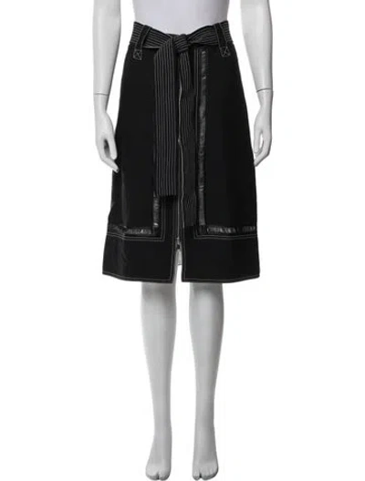 Pre-owned Derek Lam Midi Length Skirt In Blue