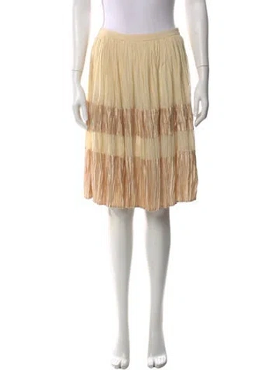 Pre-owned Derek Lam Midi Length Skirt In Neutral