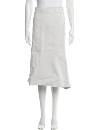 Pre-owned Derek Lam Midi Length Skirt In Neutral