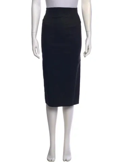 Pre-owned Derek Lam Midi Length Skirt W/ Tags In Black