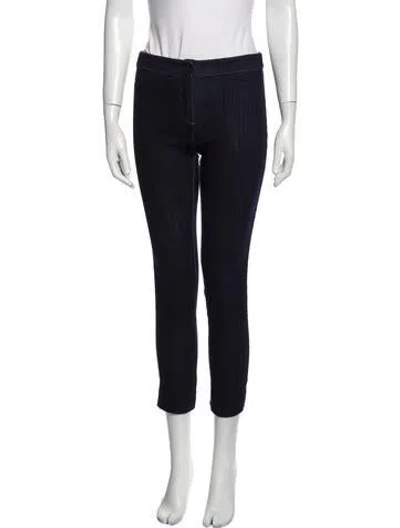 Pre-owned Derek Lam Mid-rise Skinny Leg Jeans In Blue