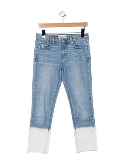Pre-owned Derek Lam Mid-rise Skinny Leg Jeans In Blue