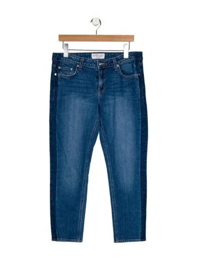 Pre-owned Derek Lam Mid-rise Straight Leg Jeans In Blue