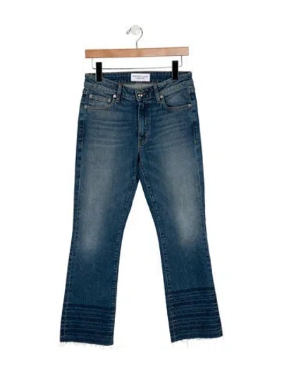 Pre-owned Derek Lam Mid-rise Straight Leg Jeans W/ Tags In Blue