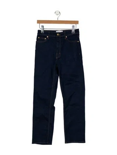 Pre-owned Derek Lam Mid-rise Straight Leg Jeans W/ Tags In Blue