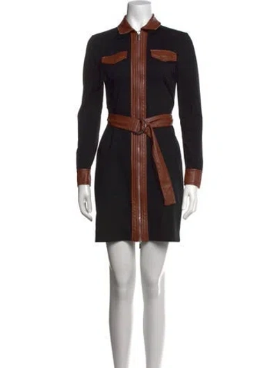 Pre-owned Derek Lam Mini Dress In Black