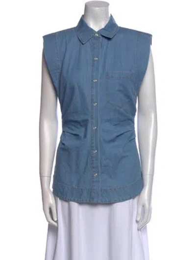 Pre-owned Derek Lam Mini Dress In Blue