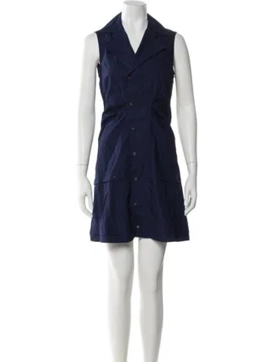 Pre-owned Derek Lam Mini Dress In Blue