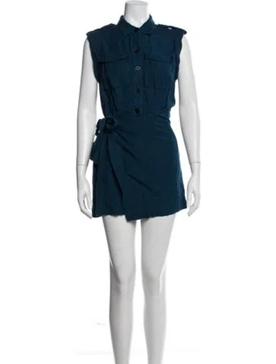 Pre-owned Derek Lam Mini Dress In Blue
