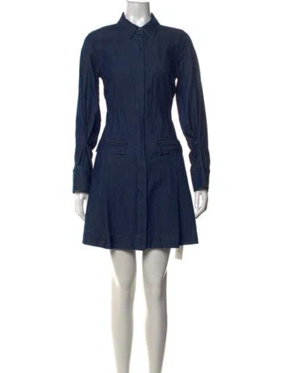 Pre-owned Derek Lam Mini Dress In Blue