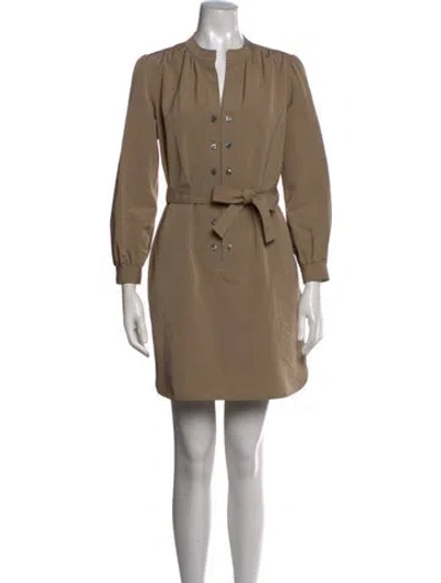 Pre-owned Derek Lam Mini Dress In Brown