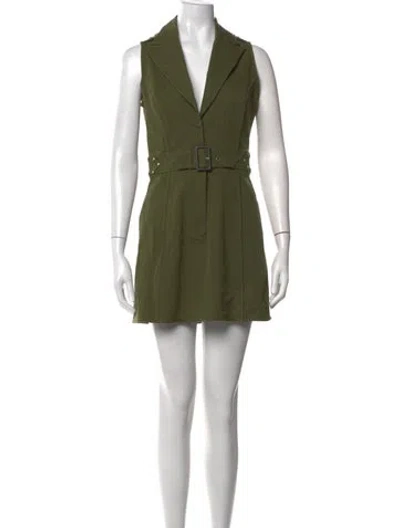 Pre-owned Derek Lam Mini Dress In Green