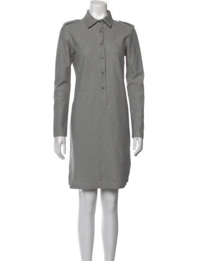 Pre-owned Derek Lam Mini Dress In Grey