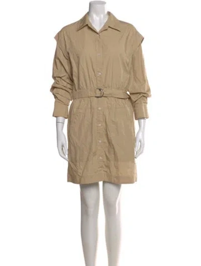 Pre-owned Derek Lam Mini Dress In Neutral