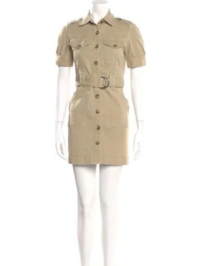Pre-owned Derek Lam Mini Dress In Neutrals