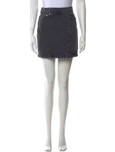 Pre-owned Derek Lam Mini Skirt In Black