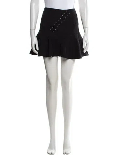 Pre-owned Derek Lam Mini Skirt In Black