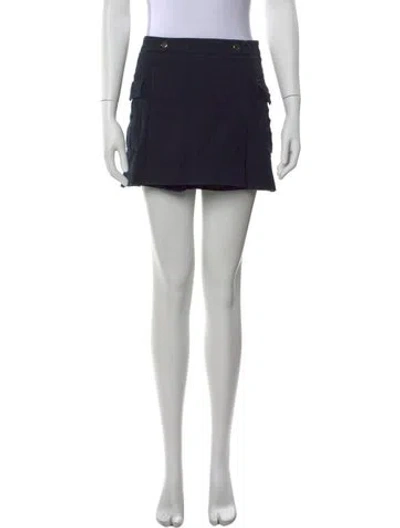 Pre-owned Derek Lam Mini Skirt In Blue