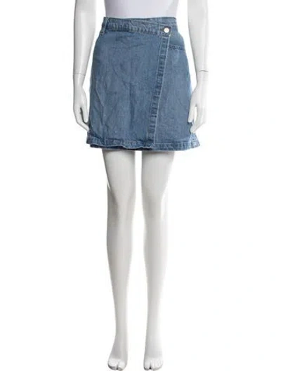 Pre-owned Derek Lam Mini Skirt In Blue