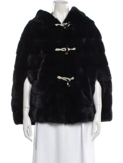 Pre-owned Derek Lam Mink Fur Jacket In Black