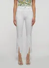 DEREK LAM MIRA FRONT SLIT CROP FLARE JEANS