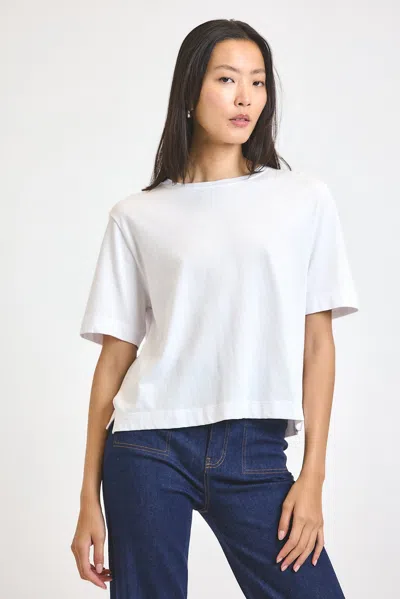 Derek Lam Miranda Cotton Jersey Boxy Tee