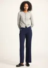 Derek Lam Nell Wide Leg Pants In Gray