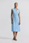 Derek Lam Nera Ruched Button Down Dress