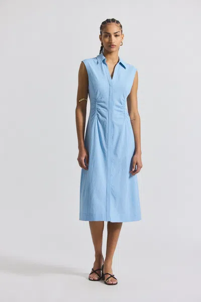Derek Lam Nera Ruched Button Down Dress