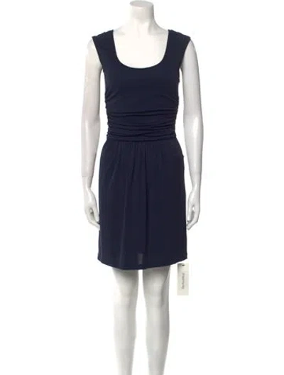 Pre-owned Derek Lam Nylon Mini Dress In Blue