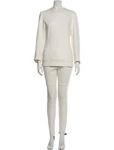 Pre-owned Derek Lam Nylon Pant Set In Grey/white