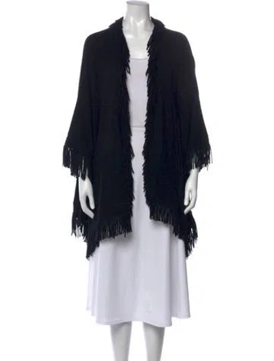 Pre-owned Derek Lam Open Front Sweater In Black