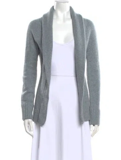 Pre-owned Derek Lam Open Front Sweater In Blue