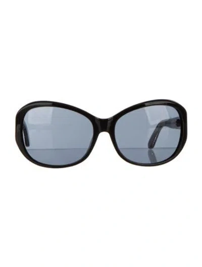 Pre-owned Derek Lam Oversize Tinted Sunglasses In Black